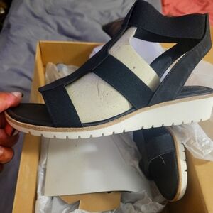 Black Nubuck Sandals